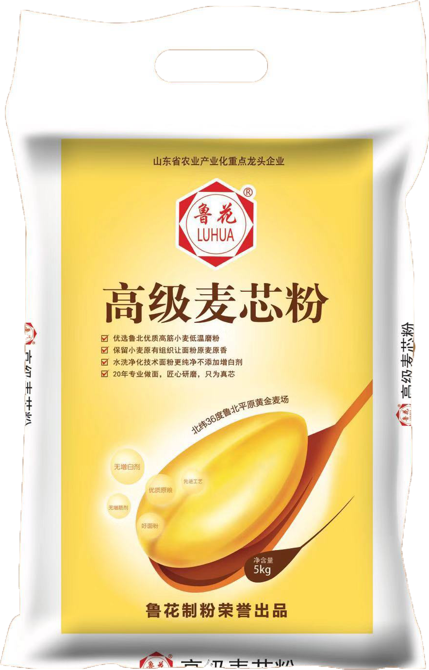 【面粉供应:鲁花 高级麦芯粉_yikouliang易口粮